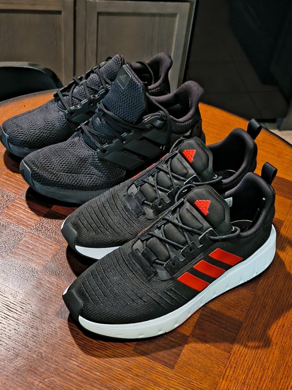 2 Pair Adidas Men’s Sneakers Running Shoes Bundle – Black